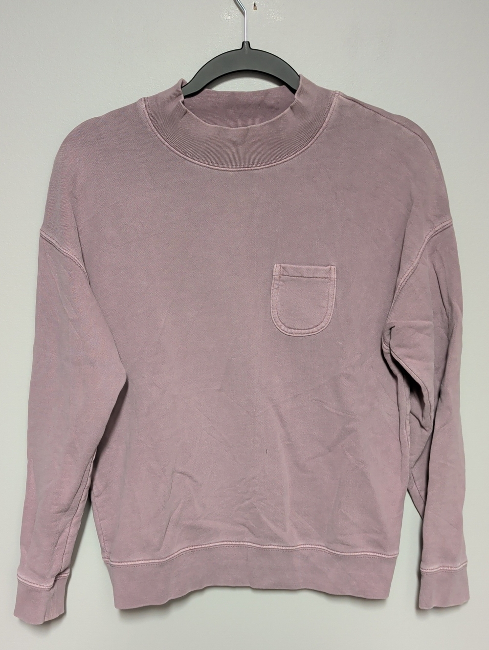 Madewell Dusty Mauve Crewneck Sweatshirt